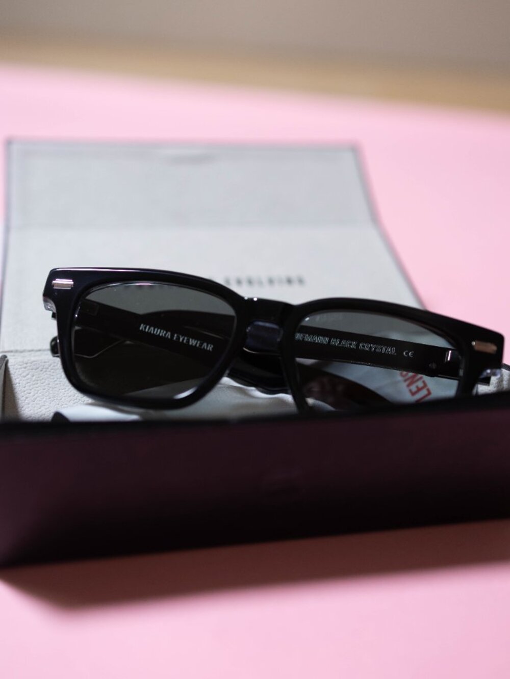 KIAURA Sunglasses in Black Crystal - Picture 8 of 12